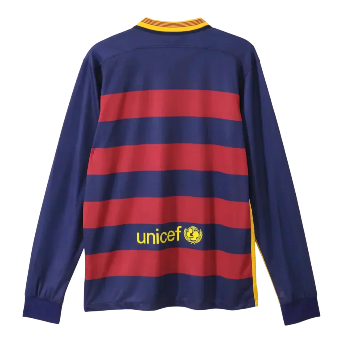 Camisa Barcelona Home Retrô 2015/16 Manga Longa - Torcedor Masculino