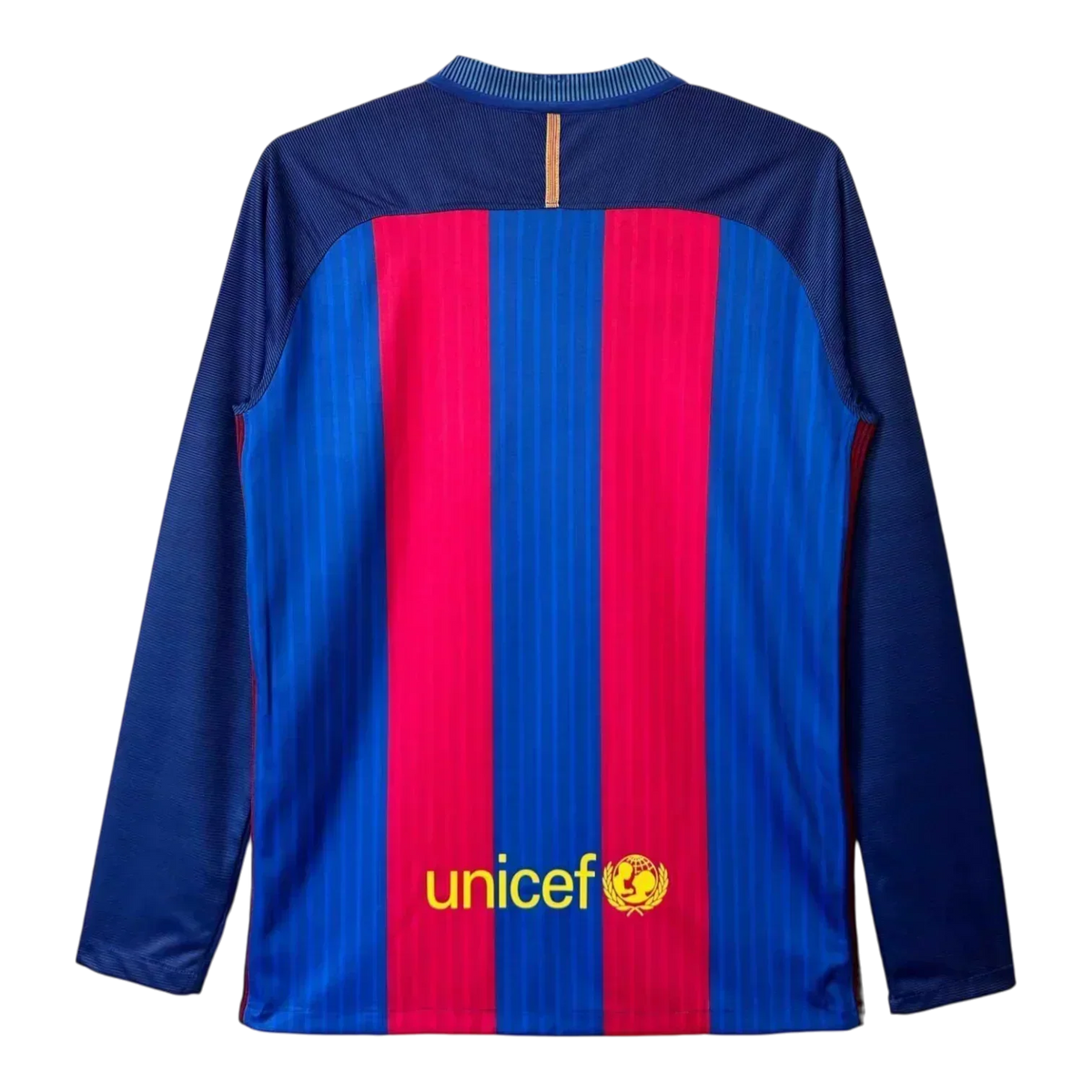 Camisa Barcelona Home Retrô 2016/17 Manga Longa - Torcedor Masculino