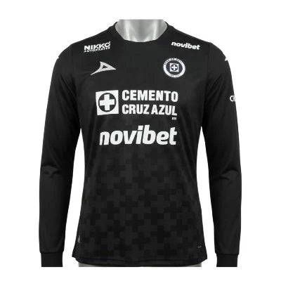 Camisa Cruz Azul Preta Third 2025/26 Manga Longa - Torcedor Masculino