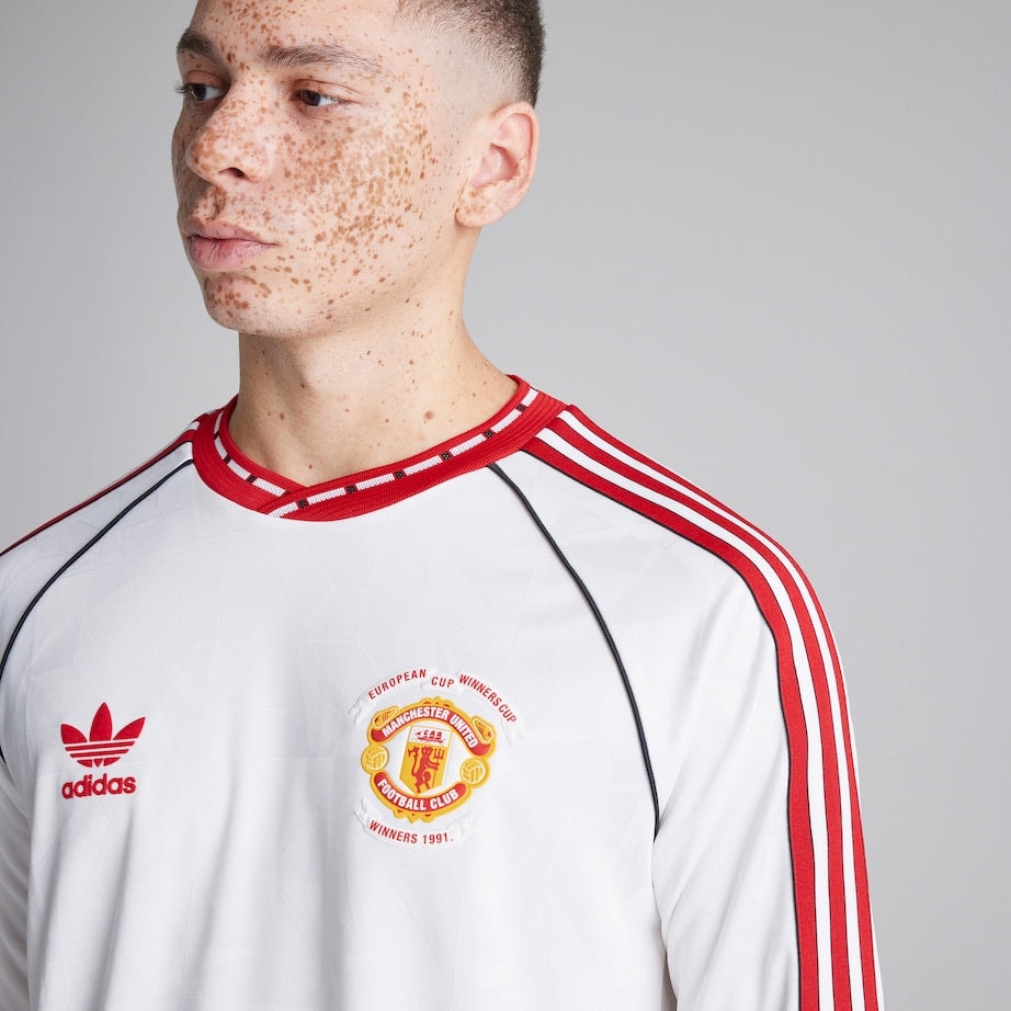 Camisa Manchester United Away Retrô 1991 Manga Longa - Torcedor Masculino