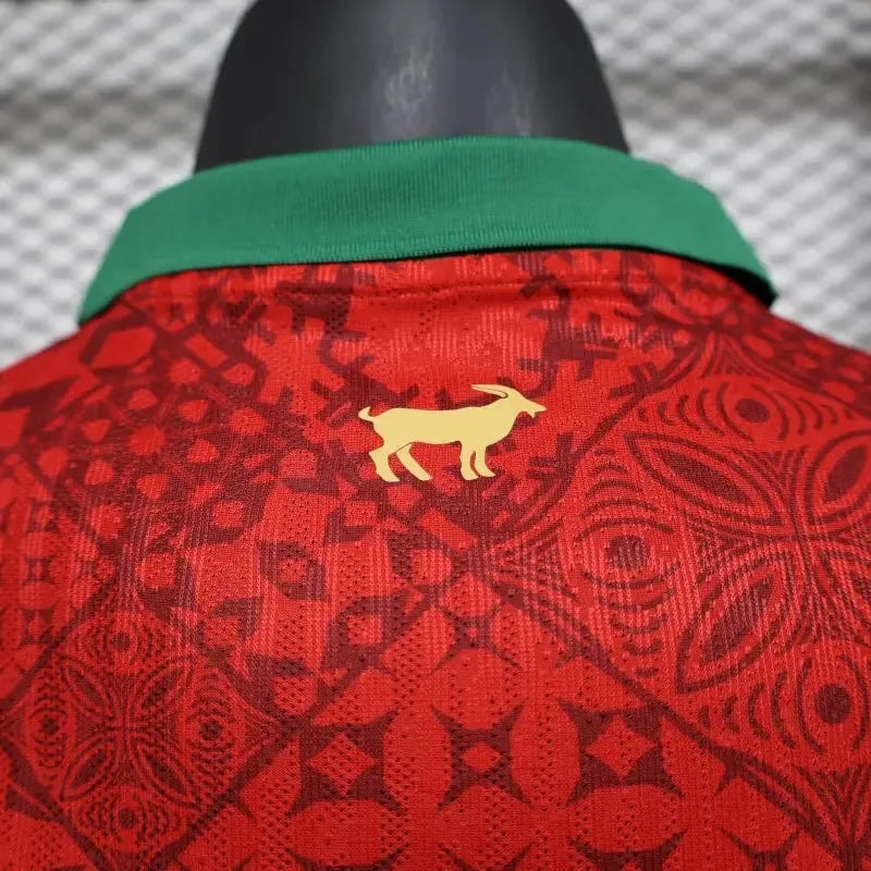 Camisa Portugal “ Comemorativa ” Vermelha Edição Especial - Jogador Masculino