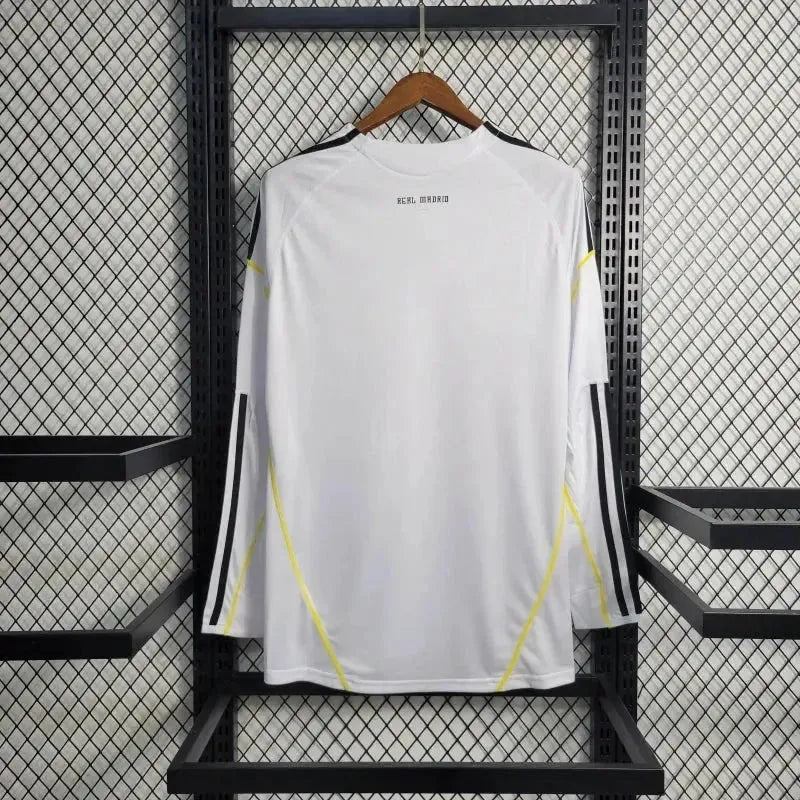 Camisa Real Madrid Home Retrô 2009/10 Manga Longa - Torcedor Masculino