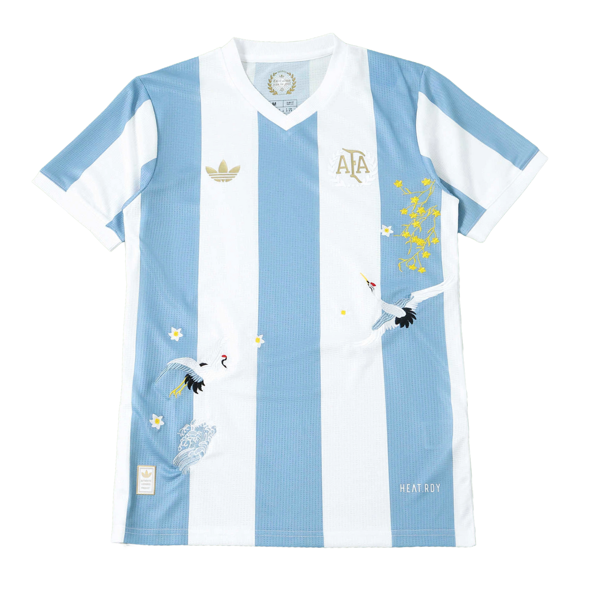 Camisa Argentina Anos Bordada Edição Especial 50 - Torcedor Masculino