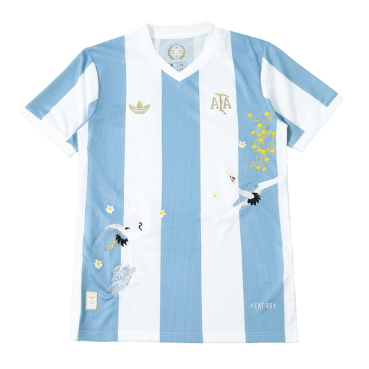 Camisa Argentina Anos Bordada Edição Especial 50 - Torcedor Masculino