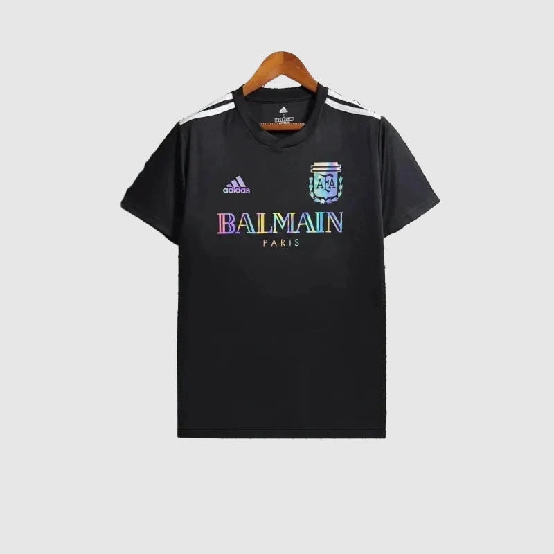 Camisa Argentina BALMAIN Refletiva - Torcedor Masculino