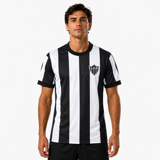 Camisa Atlético Mineiro Home Retrô 1971 - Torcedor Masculino