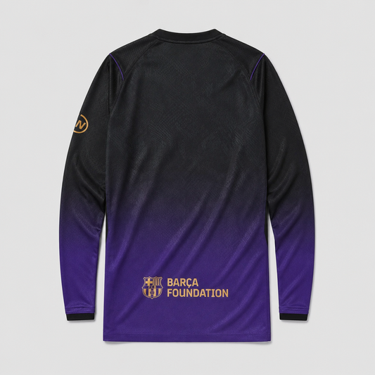 Camisa Barcelona Away 2026/27 Manga Longa - Torcedor Masculino