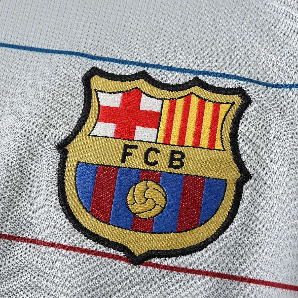 Camisa Barcelona Away Retrô 2003/04 Manga Longa - Torcedor Masculino