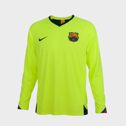 Camisa Barcelona Away Retrô 2005/06 Manga Longa - Torcedor Masculino