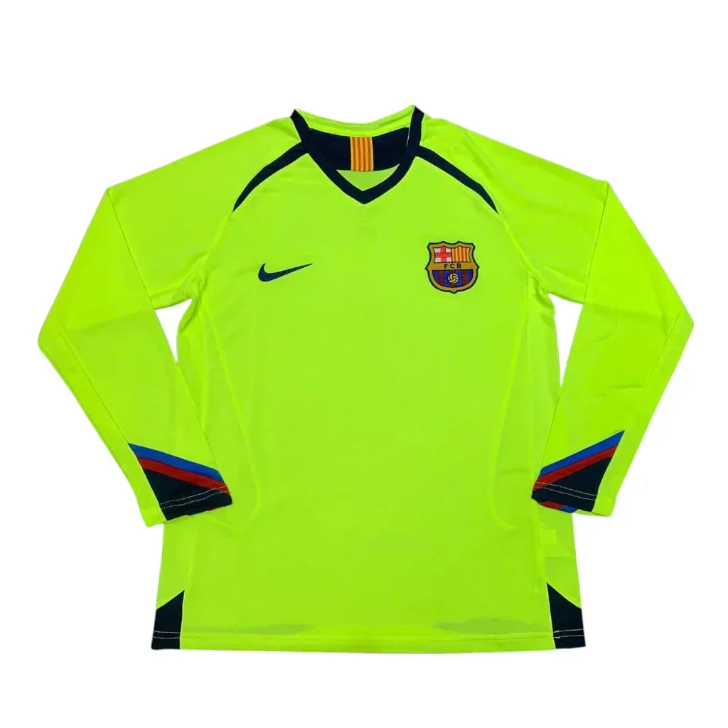 Camisa Barcelona Away Retrô 2005/06 Manga Longa - Torcedor Masculino