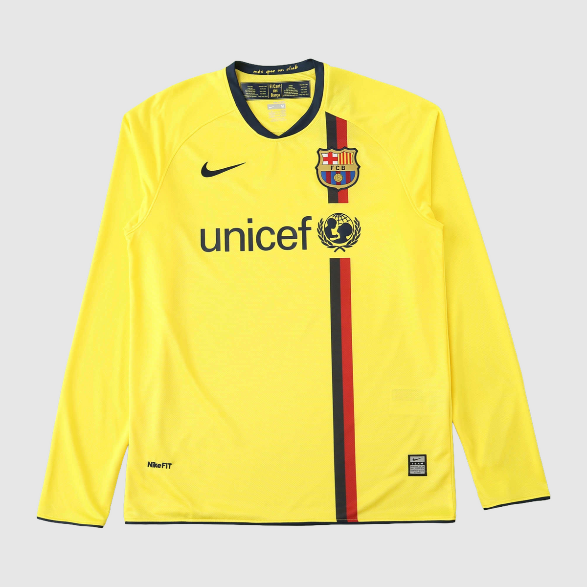 Camisa Barcelona Away Retrô 2008/09 Manga Longa - Torcedor Masculino
