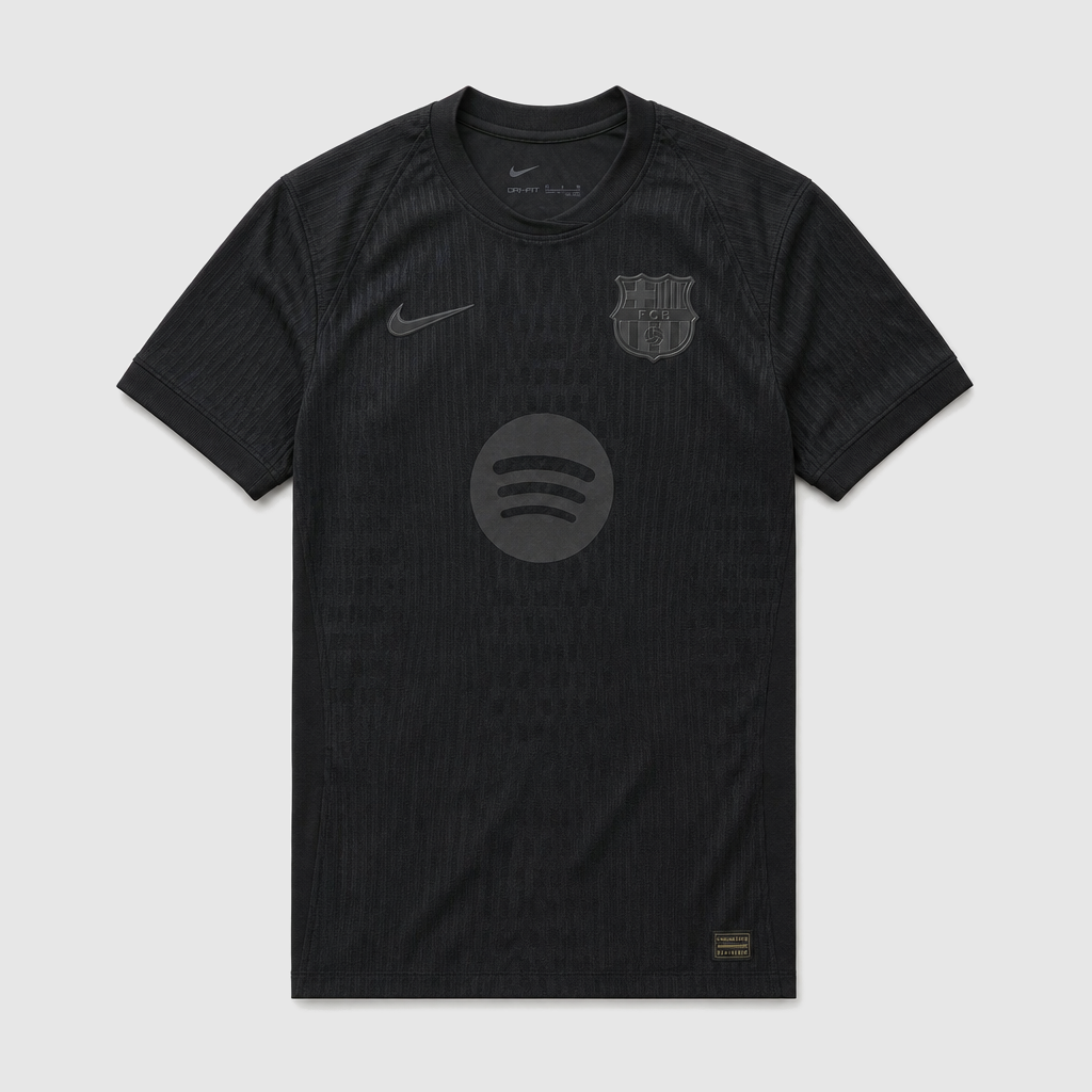 Camisa Barcelona Blackout Edição Especial 2026/27 - Jogador Masculino