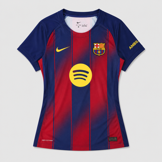 Camisa Barcelona Home 2025/26 - Torcedor Feminina