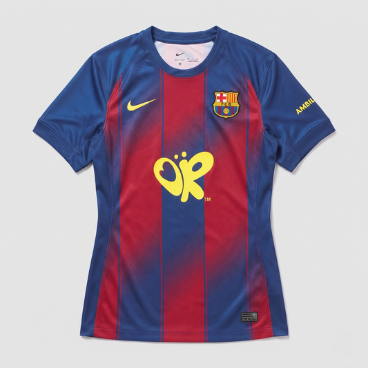 Camisa Barcelona Home 2025/26 - Torcedor Feminina