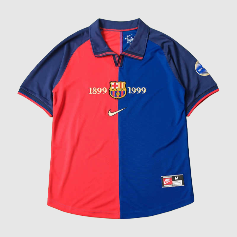 Camisa Barcelona Home Retrô 1999/00 - Torcedor Masculino