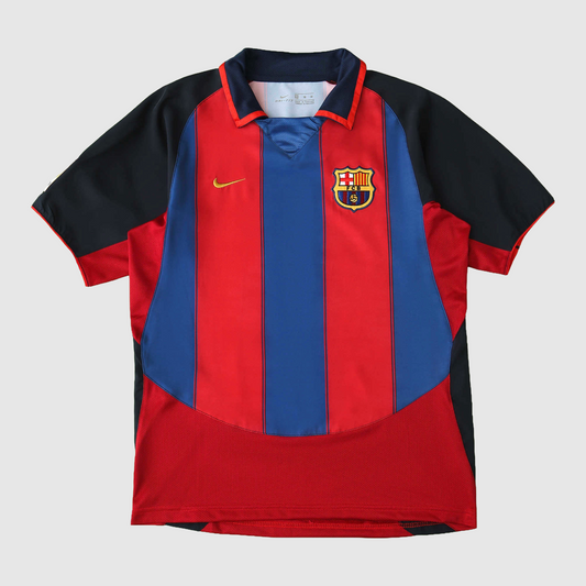 Camisa Barcelona Home Retrô 2003/04 - Torcedor Masculino