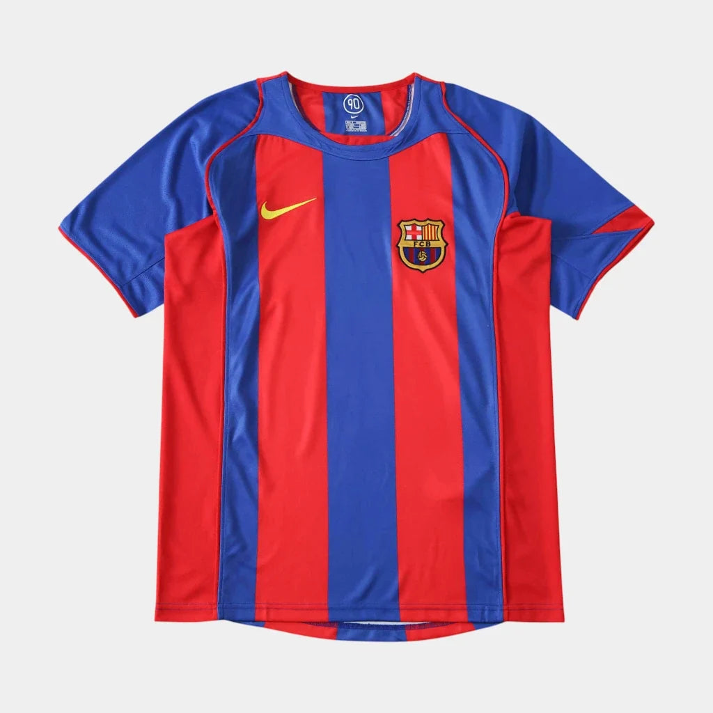 Camisa Barcelona Home Retrô 2004/05 - Torcedor Masculino