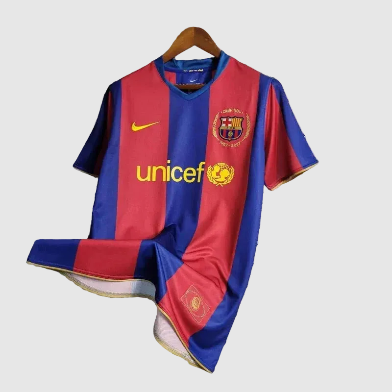 Camisa Barcelona Home Retrô 2007/08 - Torcedor Masculino