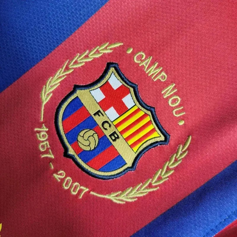 Camisa Barcelona Home Retrô 2007/08 - Torcedor Masculino