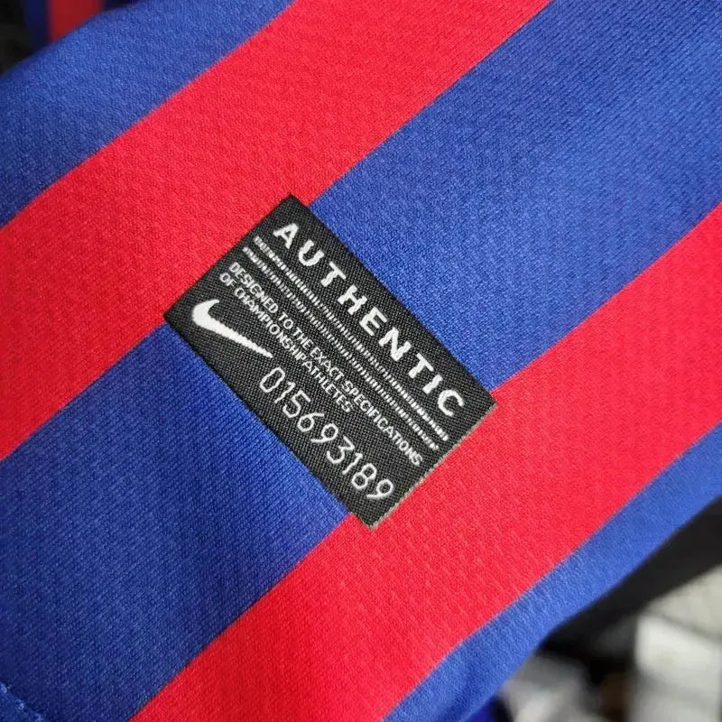 Camisa Barcelona Home Retrô 2011/12 Manga Longa - Torcedor Masculino