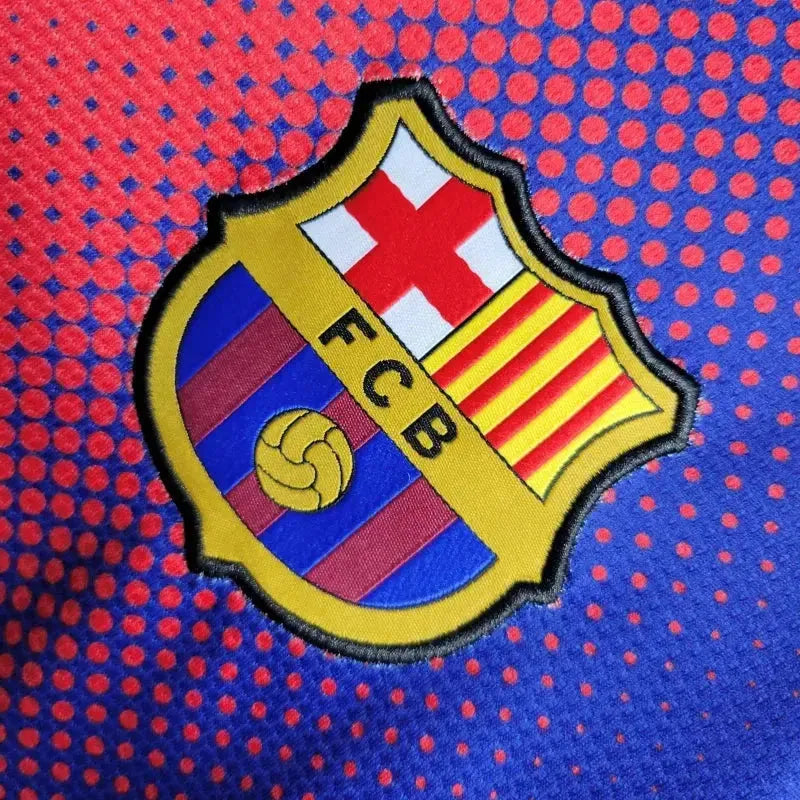 Camisa Barcelona Home Retrô 2012/13 Manga Longa - Torcedor Masculino