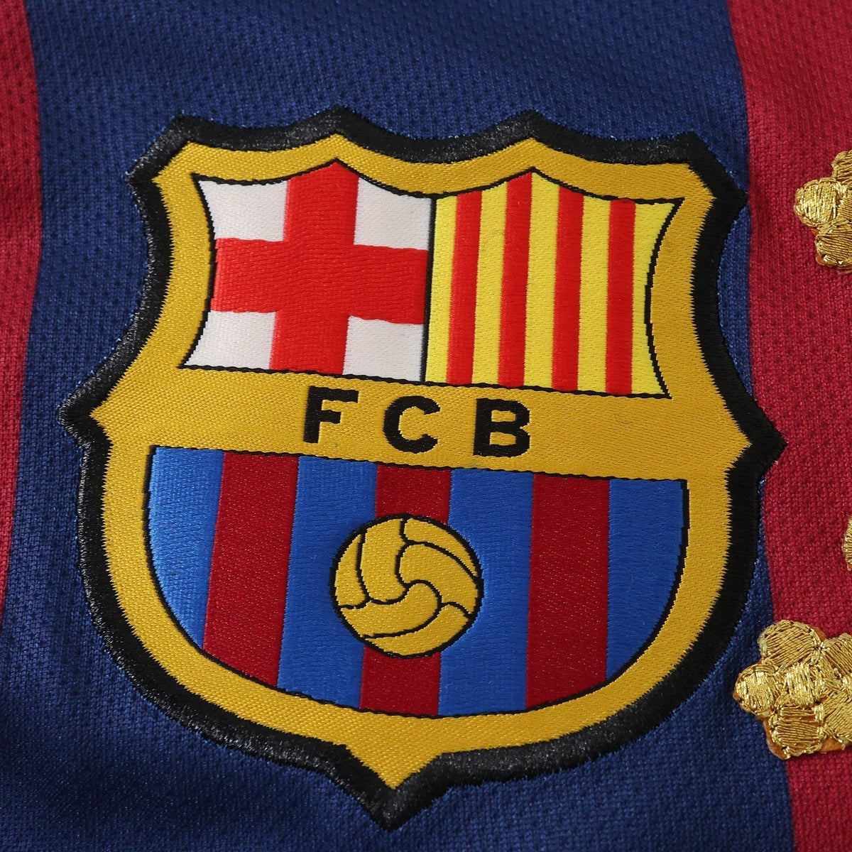 Camisa Barcelona Home Retrô 2014/15 Bordada - Torcedor Masculino