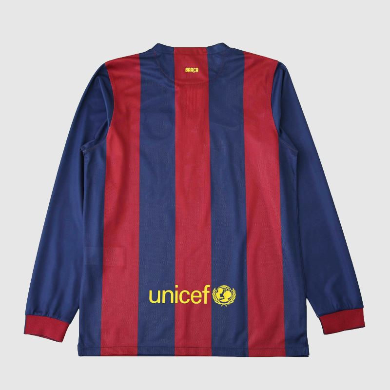 Camisa Barcelona Home Retrô 2014/15 Manga Longa - Torcedor Masculino