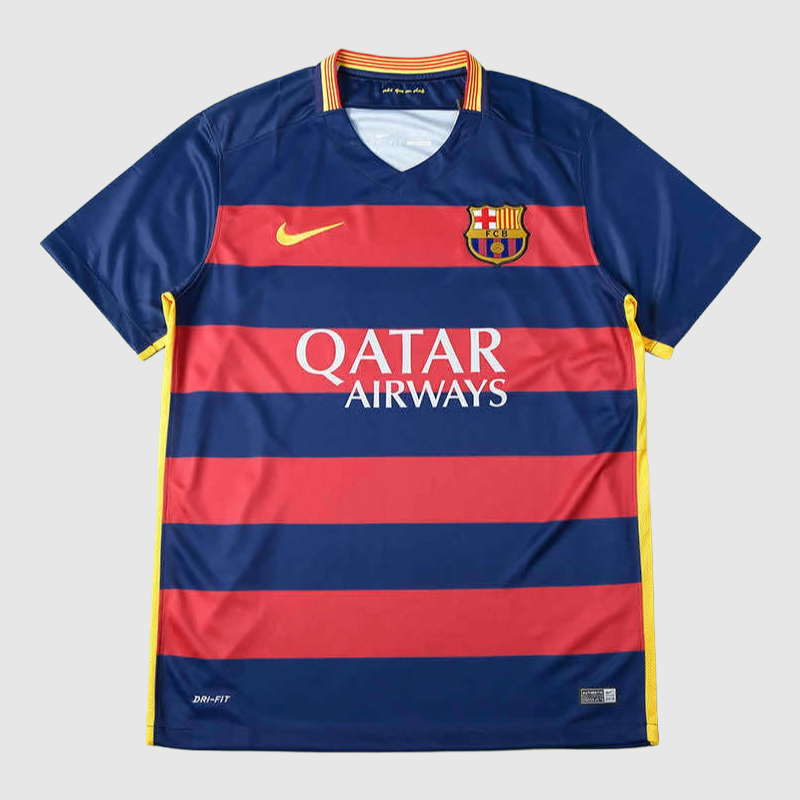 Camisa Barcelona Home Retrô 2015/16 - Torcedor Masculino