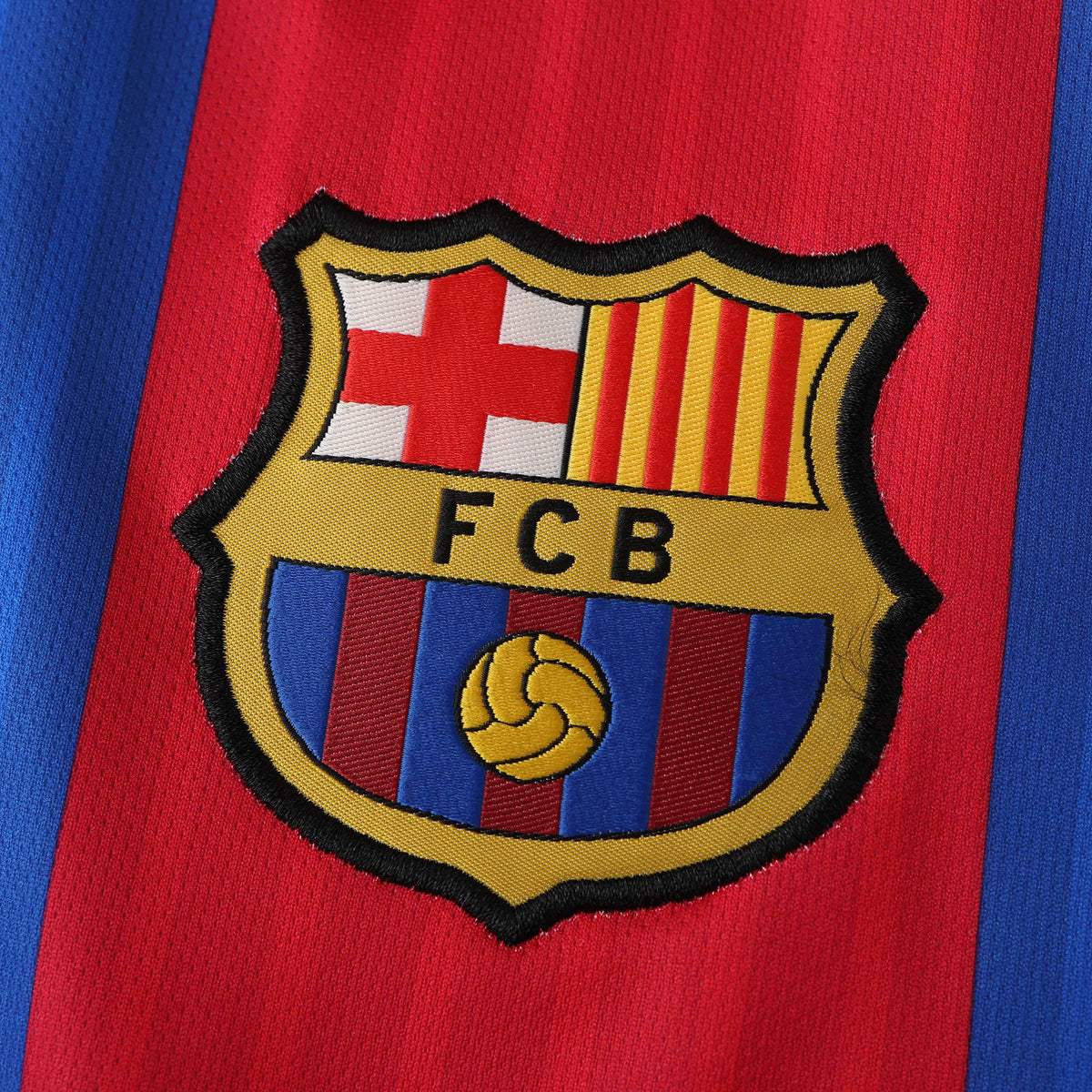 Camisa Barcelona Home Retrô 2016/17 Manga Longa - Torcedor Masculino