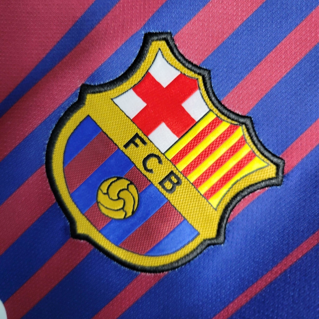 Camisa Barcelona Home Retrô 2017/18 - Torcedor Masculino