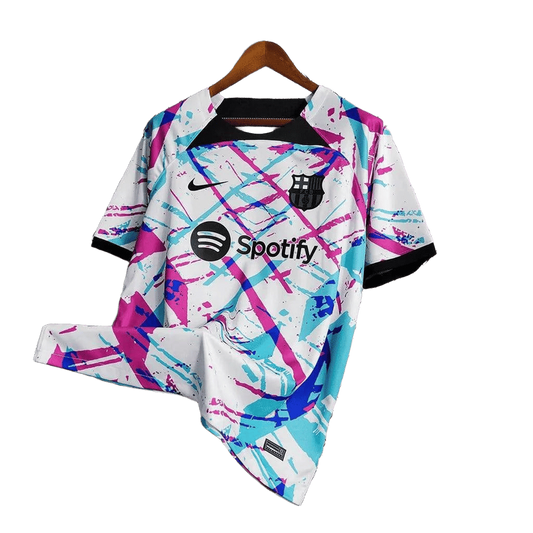 Camisa Barcelona Pré-Jogo 2023/24 - Torcedor Masculino