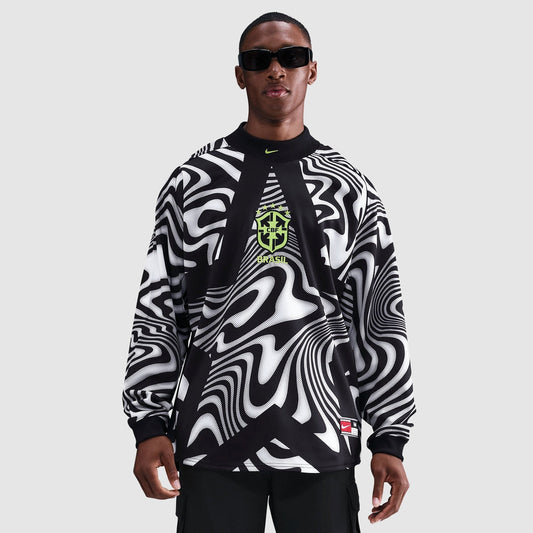 Camisa Brasil Goleiro 2026/27 Manga Longa - Torcedor Masculino
