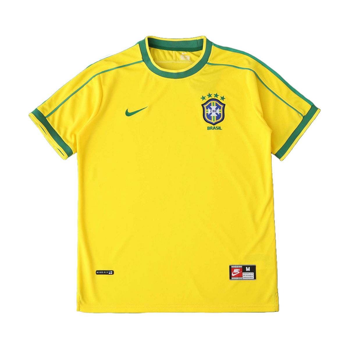 Camisa Brasil Home Retrô 1998 - Torcedor Masculino