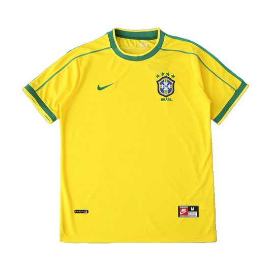 Camisa Brasil Home Retrô 1998 - Torcedor Masculino