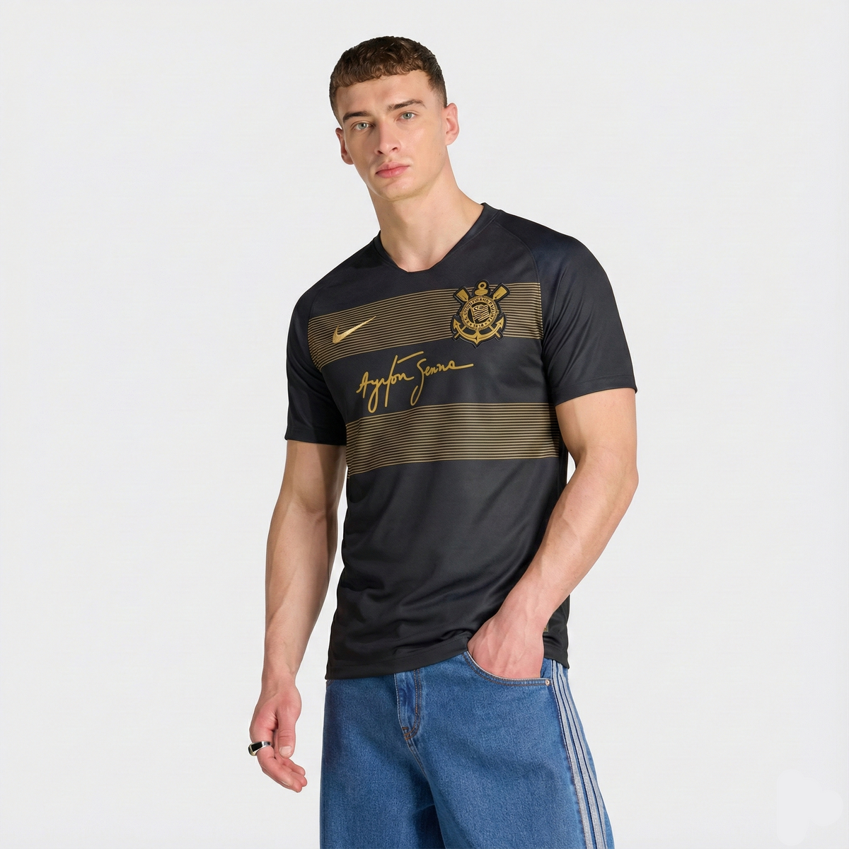 Camisa Corinthians Away Retrô 2018 - Torcedor Masculino