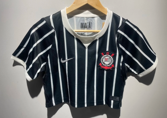 Camisa Corinthians Cropped Home 2026/27 - Torcedor Feminina