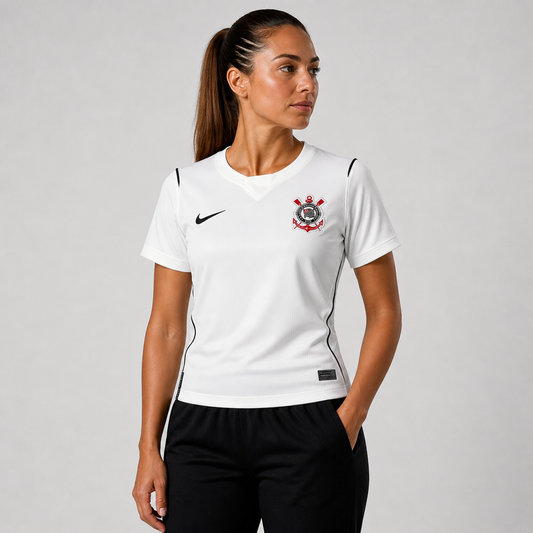 Camisa Corinthians Home 2026/27 - Torcedor Feminina