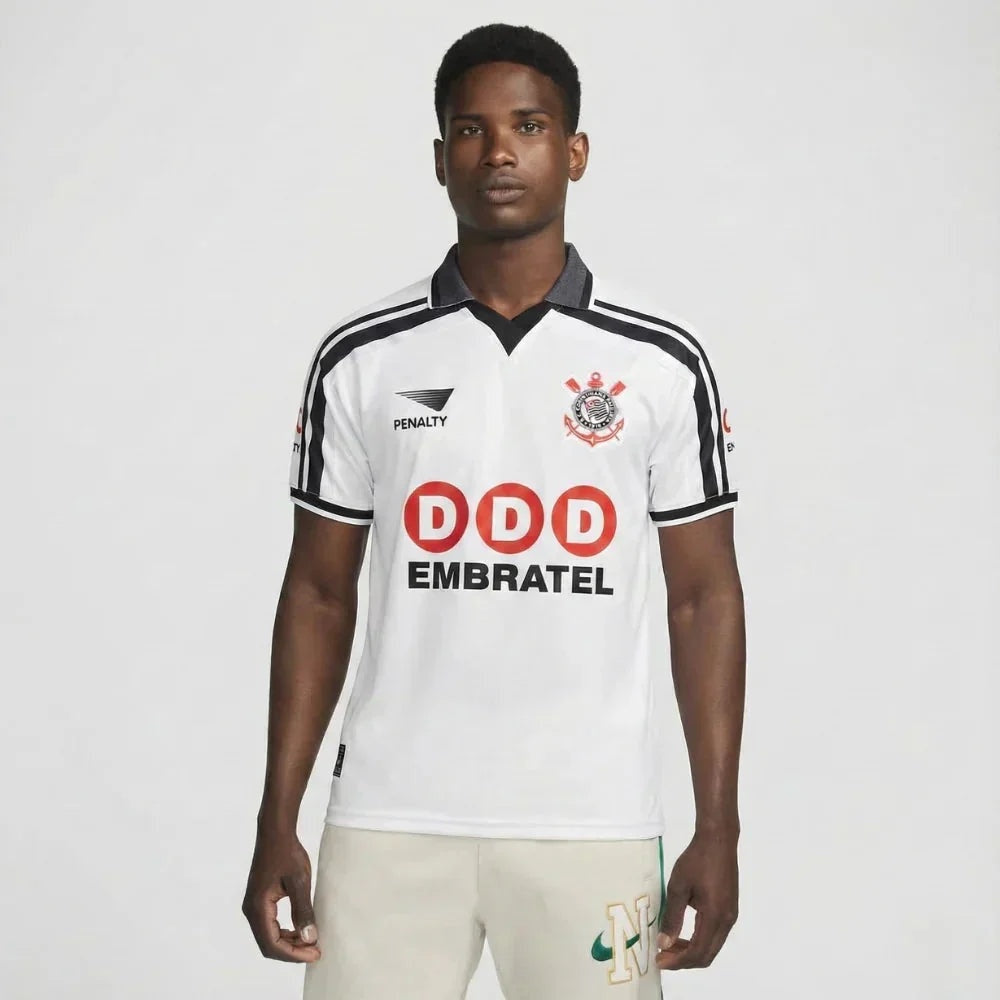 Camisa Corinthians Home Retrô 1998 - Torcedor Masculino