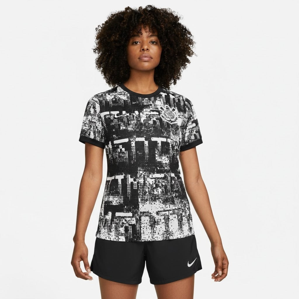 Camisa Corinthians Pré-Jogo 2026/27 - Torcedor Feminina