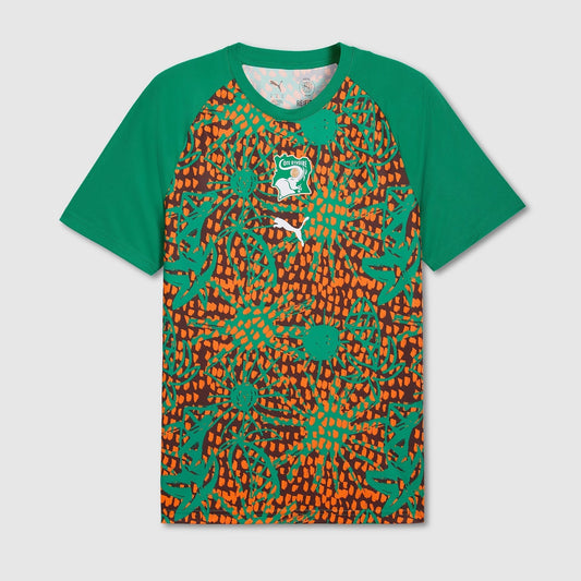Camisa Costa do Marfim Pré-Jogo 2026/27 - Torcedor Masculino