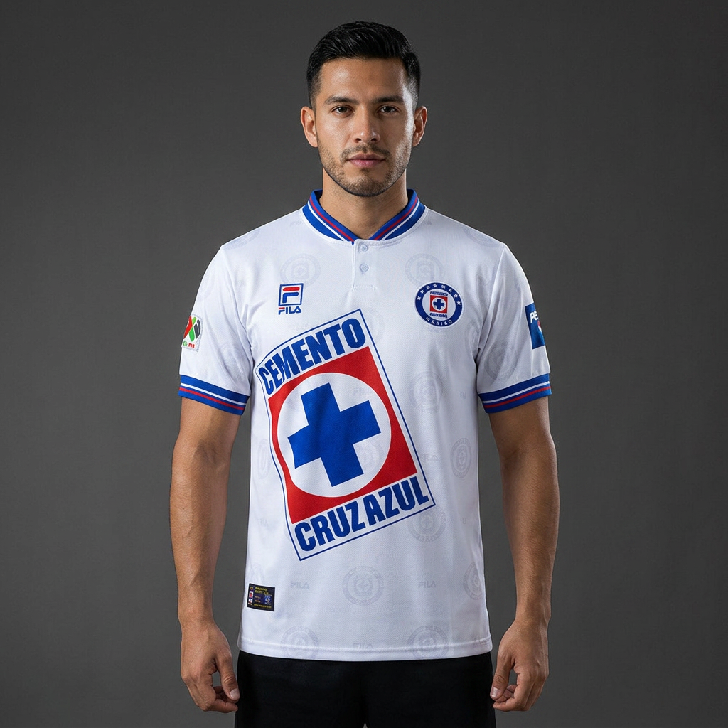 Camisa Cruz Azul Away Retrô 1998 - Torcedor Masculino