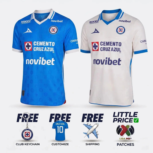 Camisa Cruz Azul e Home Away 2026/27 - Torcedor Masculino