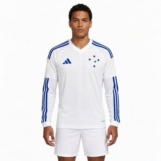 Camisa Cruzeiro Away 2026/27 Manga Longa - Torcedor Masculino