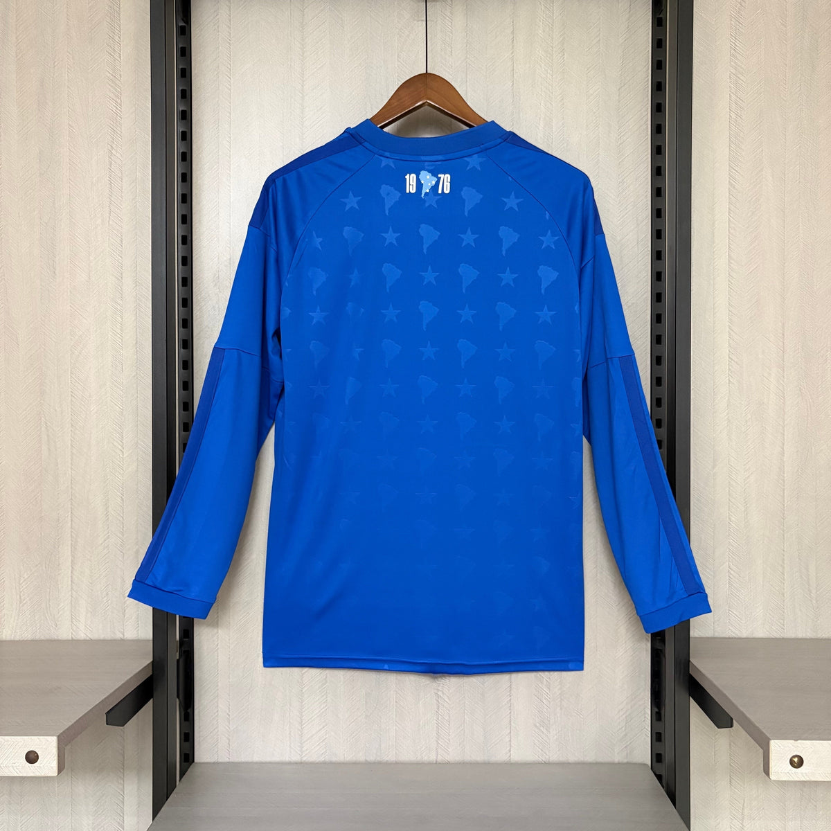Camisa Cruzeiro Home 2026/27 Manga Longa com Patrocínio - Torcedor Masculino