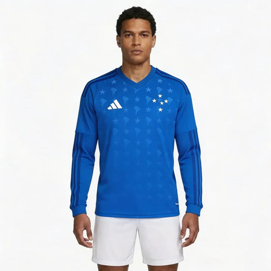Camisa Cruzeiro Home 2026/27 Manga Longa - Torcedor Masculino