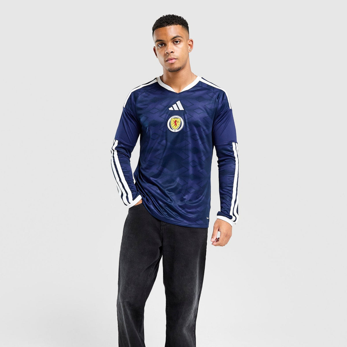 Camisa Escócia Home 2026/27 Manga Longa - Torcedor Masculino