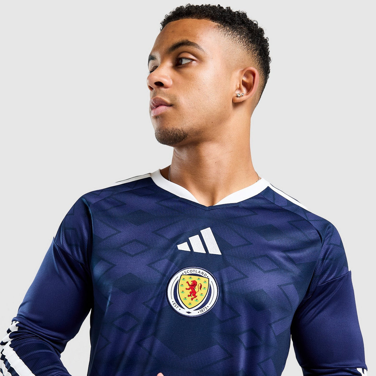 Camisa Escócia Home 2026/27 Manga Longa - Torcedor Masculino