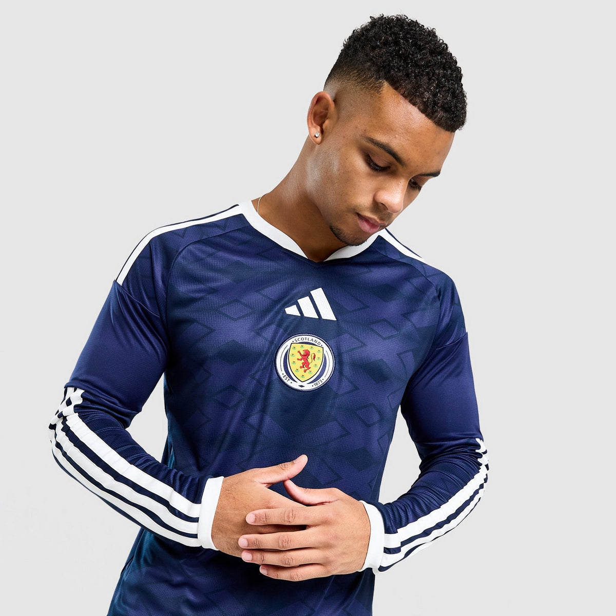 Camisa Escócia Home 2026/27 Manga Longa - Torcedor Masculino