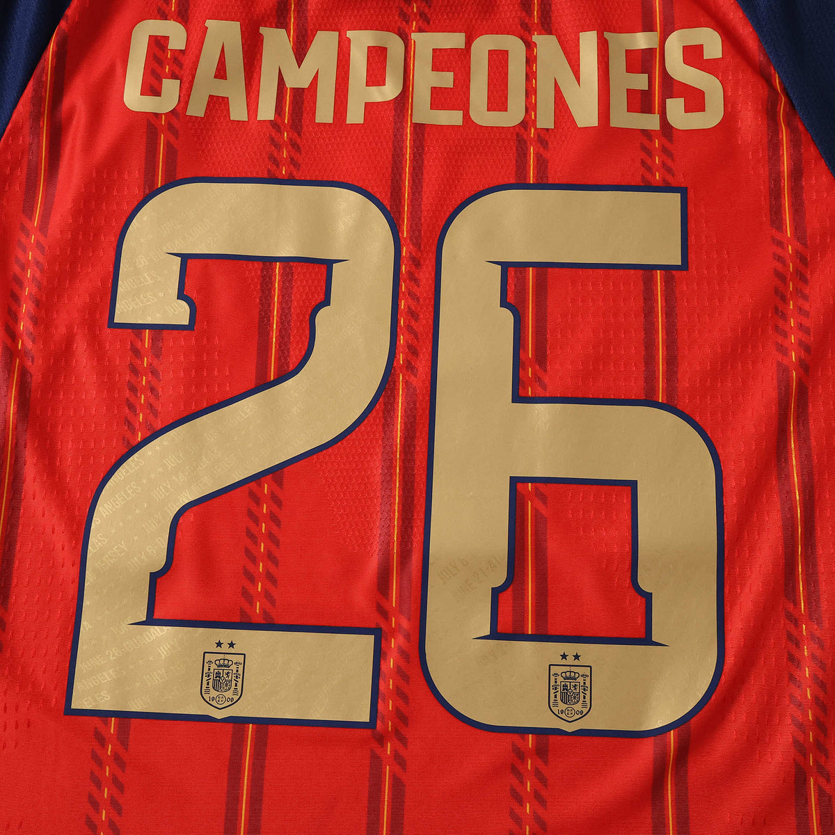 Camisa Espanha Bordada Home 2026/27 - Jogador Masculino