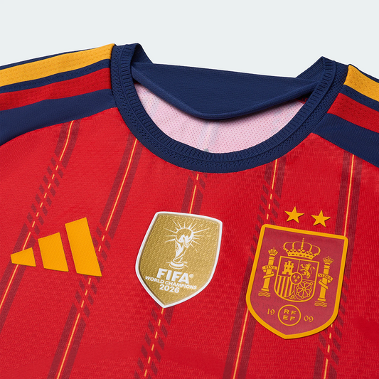 Camisa Espanha Home 2026/27 Manga Longa - Jogador Masculino